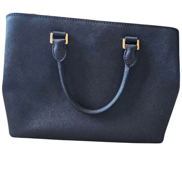 MICHAEL KORS BLACK LEATHER SAFFIANO BLUE NWOT - Picture 3 of 7